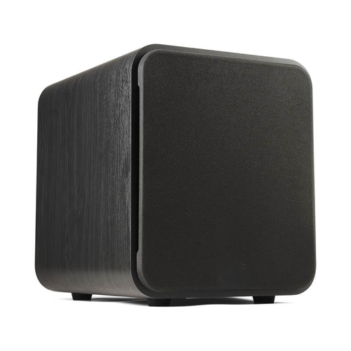 8 Inch Front-Firing Powered Home Theater Subwoofer, Class D Amplifier Low Frequency Speaker With Adjustable Crossover & Phase Tuning