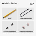 Imitate Pencil Usb-C Rechargeable Active Stylus, Tilt Sensitive Touchscreen Pen With Palm Blocking & Auto Sleep Function